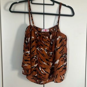 Tiger Print top